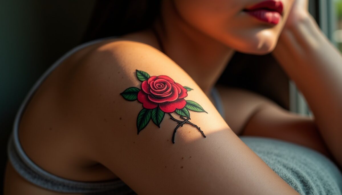 Tatouage de rose : les symboliques cachées et leur signification profonde Tatouage de rose : les symboliques cachées et leur signification profonde
