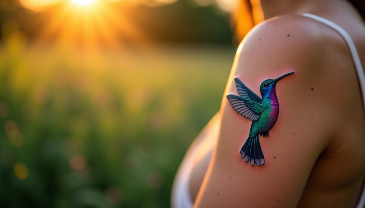 Tatouage colibri : découvrez la puissance symbolique de ce petit oiseau porte-bonheur Tatouage colibri : découvrez la puissance symbolique de ce petit oiseau porte-bonheur