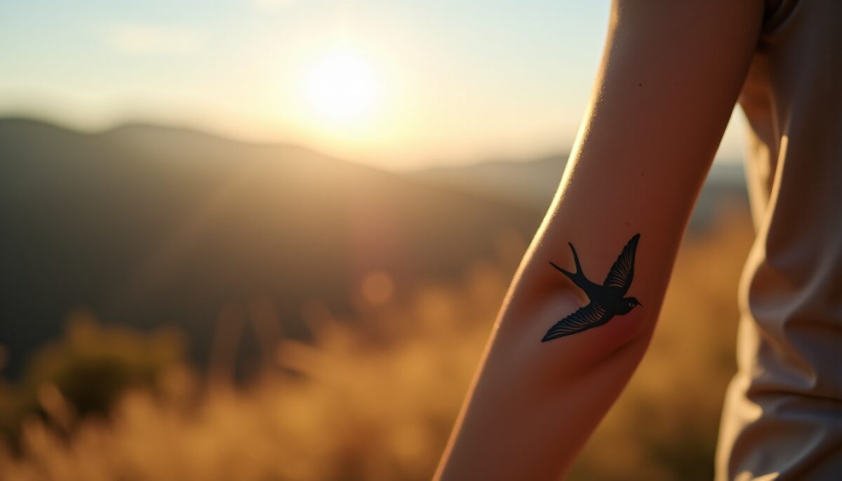 Tatouage d'hirondelle : symbole d'amour et d'aventure à travers le monde Tatouage d'hirondelle : symbole d'amour et d'aventure à travers le monde